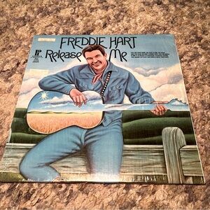 Freddie Hart / Release Me- vintage vinyl record from 1975 with plastic